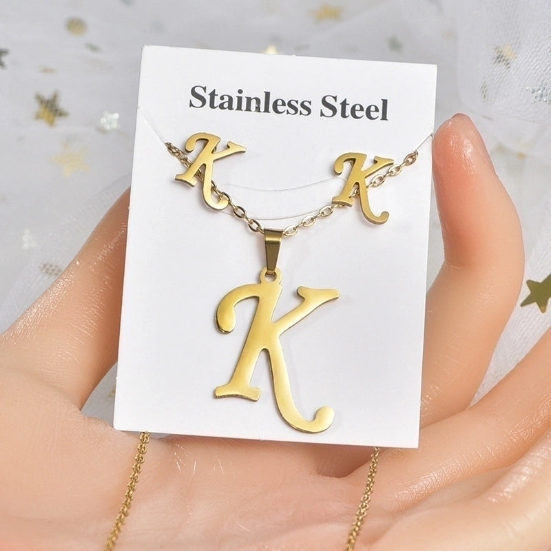 18k Gold Plated Letter set