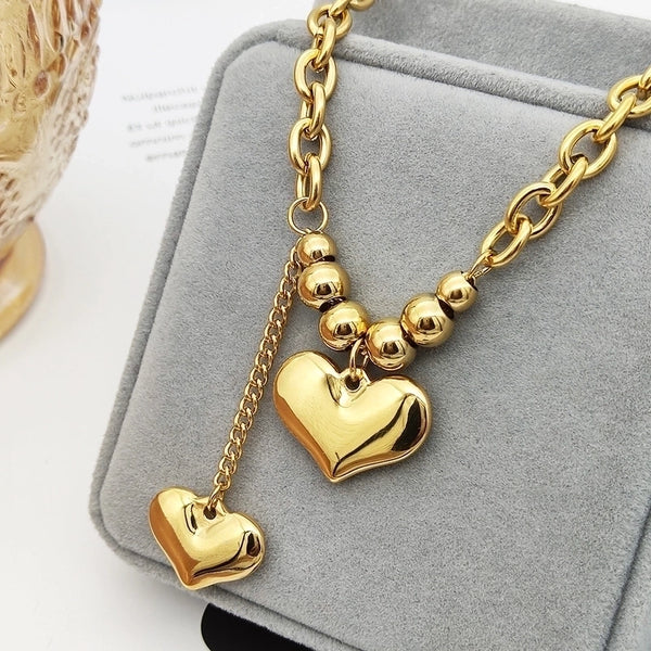 Double Heart Necklace