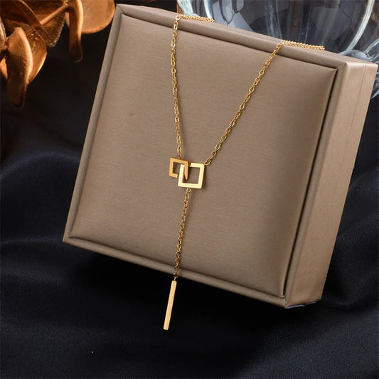 Simple Square Necklace