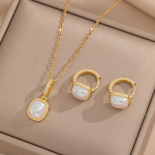 Luxury Pearl jewelry set